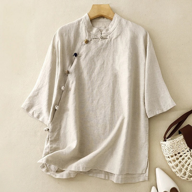 Rice Linen Blouse