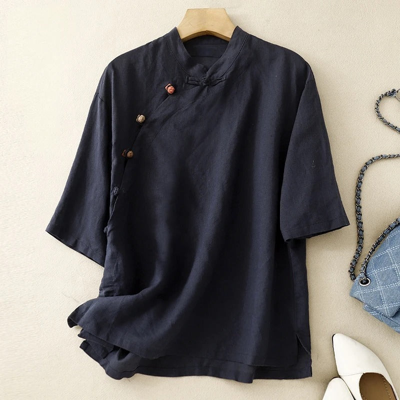 Rice Linen Blouse