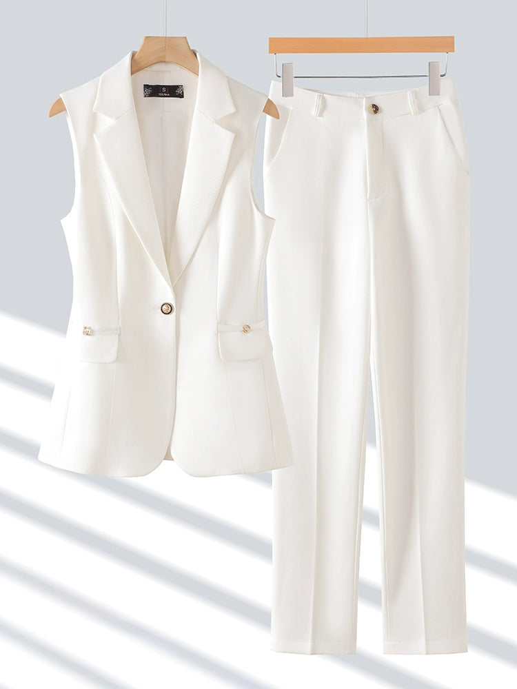 Women’s Formal 2-Piece Vest & Trousers Set